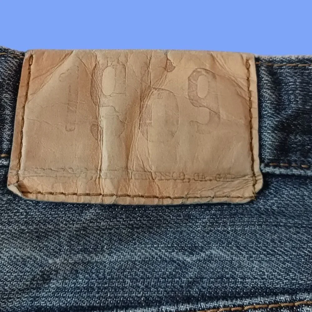 Gap Mens 1969 Straight Fit Denim Jeans Medium Wash Cotton Casual Wear Size 36/34 - Picture 13 of 16